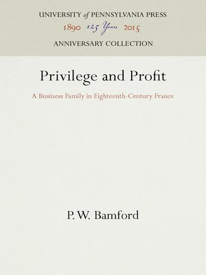 cover image of Privilege and Profit